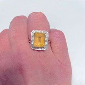 Stunning citrine ring size 7.5
